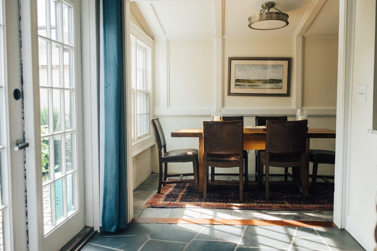 Standard Room dining nook with natural light