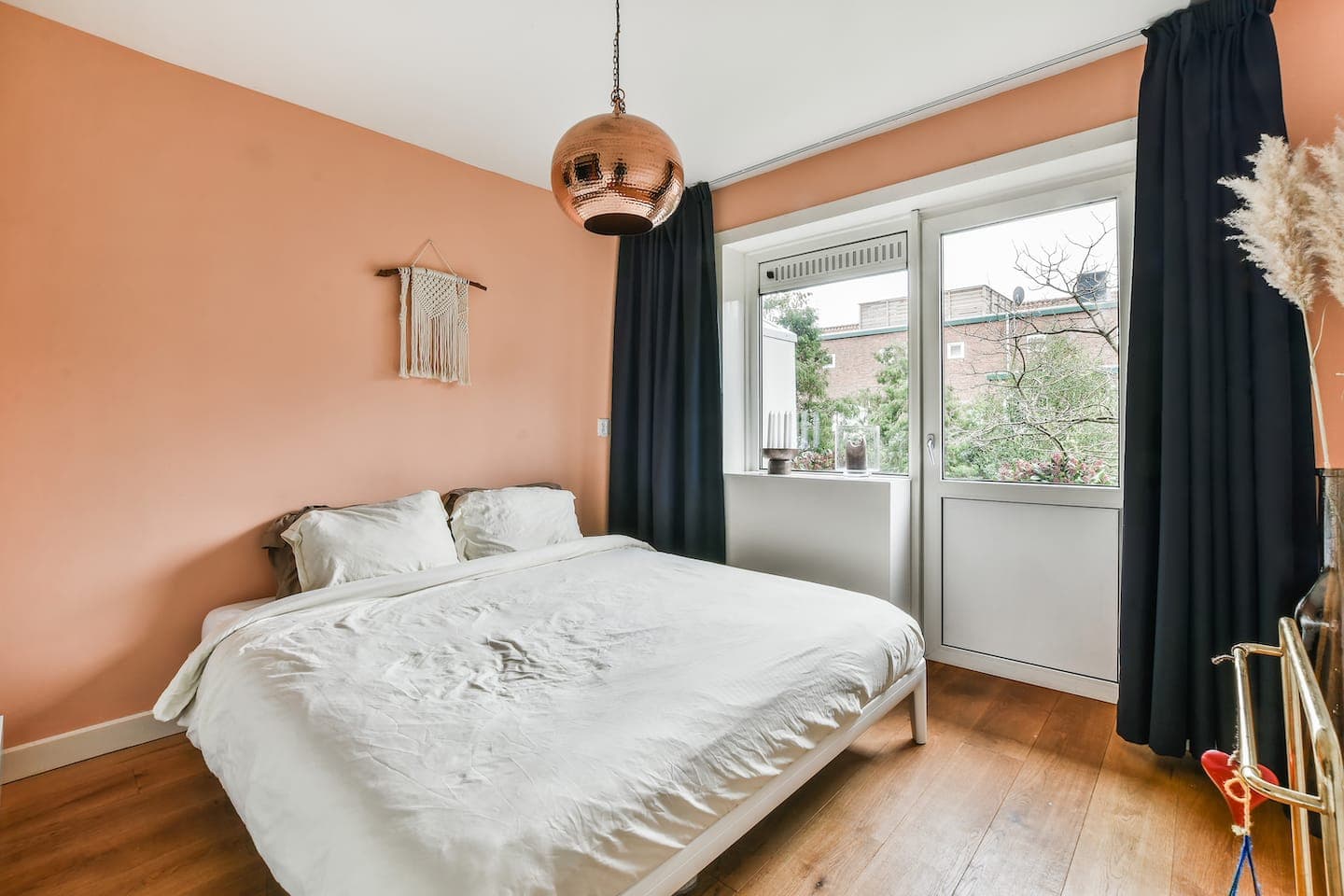 Standard Room interior detail with warm wall color